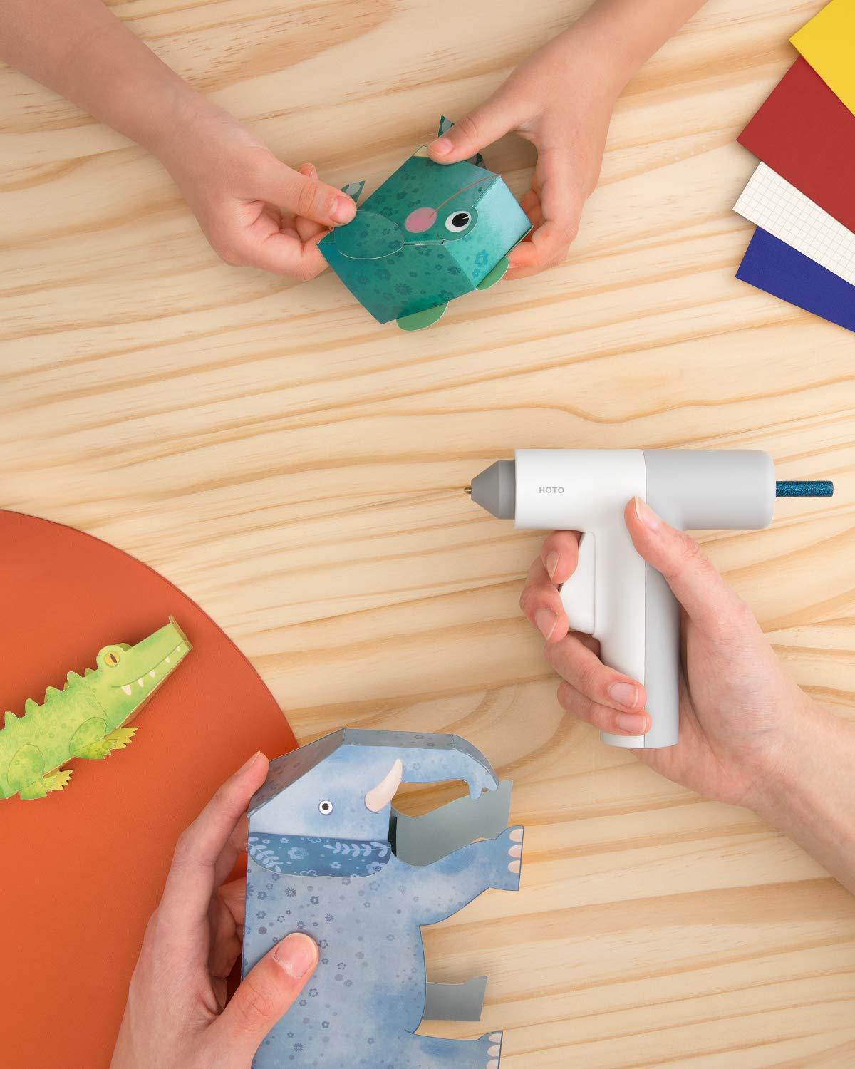 image:imageHOTO Hot Glue Sticks 20 Pcs Glitter Hot Glue Sticks Glue Gun Sticks Colored Glue Sticks 6 Colors for DIY Projects and Arts Crafts DIY Fabric 5quot x 028quot