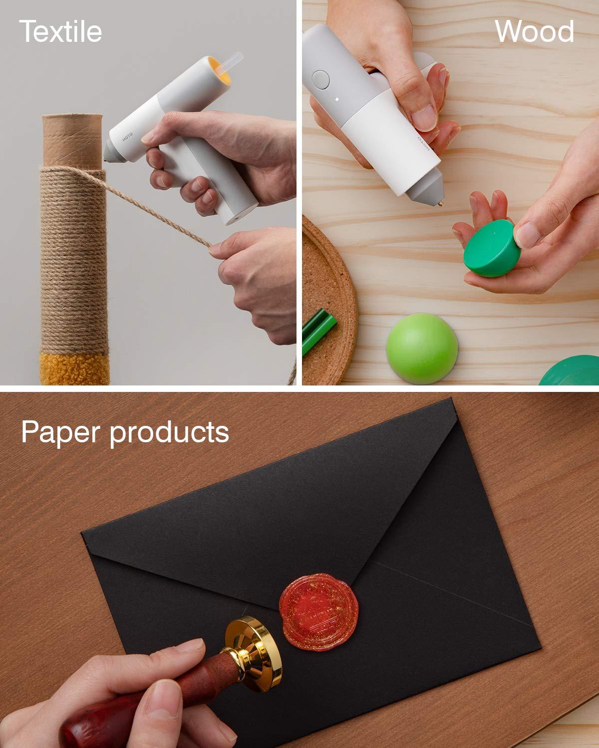image:imageHOTO Hot Glue Sticks 20 Pcs Glitter Hot Glue Sticks Glue Gun Sticks Colored Glue Sticks 6 Colors for DIY Projects and Arts Crafts DIY Fabric 5quot x 028quot