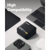 HOTO 100W USB C Charger, 3-Port GaN Foldable Fast Compact Power Charger for MacBook Pro/Air, iPad Pro/Air, iPhone, Galaxy S24 Ultra/S24/S23, HOTO Electric Tools, with 4.92ft USB C Cable 100W