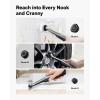HOTO 16 PCS Replacement Brush Heads for Wand™ Grout Brush, Suitable Electric Grout Scrubber Only, Cordless Spin Scrubber Accessories for Tiles, Grout, Corners, Crevices