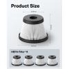 HOTO 4 PCS Filter Replacement for HOTO Compressed Air Capsule Only, Not for Autocare Air Duster