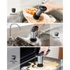 HOTO 9 Pcs Replacement Pads, Compatible with HOTO Grip™ Cordless Electric Spin Scrubber and Handheld Short-Handle Electric Spin Scrubber