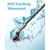 HOTO Cordless Electric Spin Scrubber, IPX7 Full Body Waterproof Bathroom Cleaning Brush, Max 22 in-lb, Shower Scrubber Brush with Long Handle, 6 Brush Heads, Power Scrubber for Bathroom, Floor, Tile