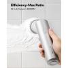 HOTO Handheld Short-Handle Electric Spin Scrubber, IPX7 Waterproof Cordless Scrubber Brush, Bathroom Cleaning Brush, Max 22 in-lb, with 9 Brush Heads for Bathroom, Shower, Kitchen, Sink, Tile