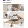 HOTO Handheld Short-Handle Electric Spin Scrubber, IPX7 Waterproof Cordless Scrubber Brush, Bathroom Cleaning Brush, Max 22 in-lb, with 9 Brush Heads for Bathroom, Shower, Kitchen, Sink, Tile