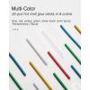 HOTO Hot Glue Sticks, 20 Pcs Glitter Hot Glue Sticks, Glue Gun Sticks, Colored Glue Sticks, 6 Colors for DIY Projects and Arts Crafts DIY Fabric, 5″ x 0.28″