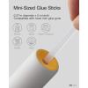 HOTO Hot Glue Sticks, 20 Pcs Glitter Hot Glue Sticks, Glue Gun Sticks, Colored Glue Sticks, 6 Colors for DIY Projects and Arts Crafts DIY Fabric, 5″ x 0.28″