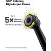 HOTO Wand™ Cordless Spin Scrubber, Electric Rechargeble Grout Cleaning Brush, IPX7 Waterproof Bathroom Scrubber, 12 Replaceable Brush Heads Version Power Scrubber for Grout, Tiles, Corners, Crevices
