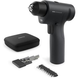 HOTO 16V Brushless Power Drill, 50 N·m High Torque with Smart Display, Auto Mode and LED Light, 10 Bits, 5 Drill Bits, 3/8” Keyless Chuck, Two Working Modes, Perfect for Home Repairs and Projects