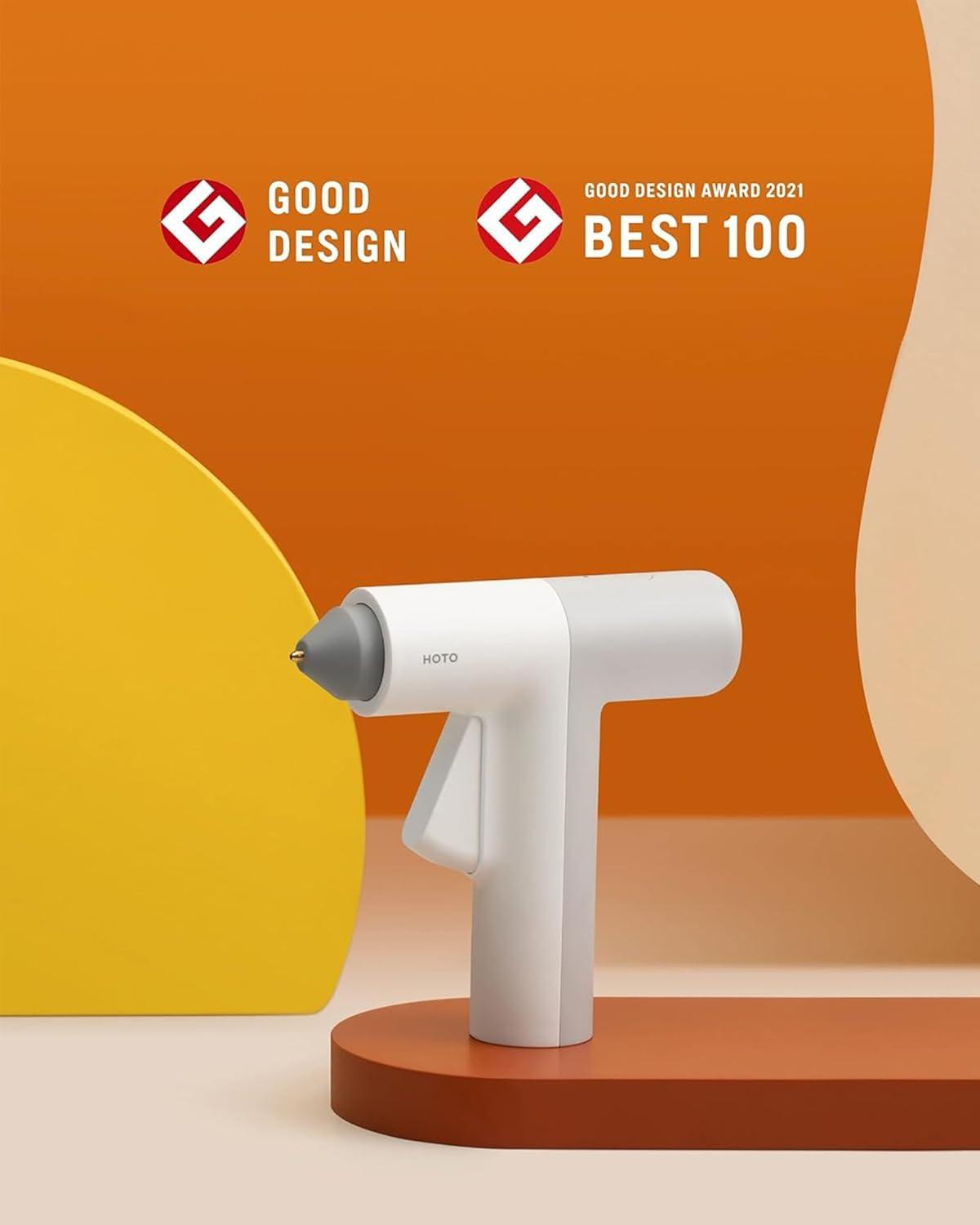 imageHOTO Cordless Hot Glue Gun Minimalist Style 30s Heating Fast Smart Poweroff Compact Size Intelligent Temperature Control USBC Rechargeable10 Glue Sticks for Crafts DIY Arts Home RepairsManual Hot Glue Gun