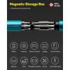 HOTO 24 in 1 Multi Bit Mini Screwdriver Set Magnetic, Manual Precision Screwdriver Set, EDC Pen Screwdriver for Eyeglasses, Electronics, Watches, Phones, Laptops, Cameras, Dark Turquoise(Dark Turquoise)