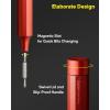 HOTO 24 in 1 Multi Bit Mini Screwdriver Set Magnetic, Manual Precision Screwdriver Set, EDC Pen Screwdriver for Eyeglasses, Electronics, Watches, Phones, Laptops, Cameras, Dark Turquoise(Cinnabar Red)