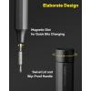 HOTO 24 in 1 Multi Bit Mini Screwdriver Set Magnetic, Manual Precision Screwdriver Set, EDC Pen Screwdriver for Eyeglasses, Electronics, Watches, Phones, Laptops, Cameras, Dark Turquoise(Slate Grey)