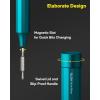 HOTO 24 in 1 Multi Bit Mini Screwdriver Set Magnetic, Manual Precision Screwdriver Set, EDC Pen Screwdriver for Eyeglasses, Electronics, Watches, Phones, Laptops, Cameras, Dark Turquoise(Dark Turquoise)