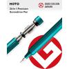 HOTO 24 in 1 Multi Bit Mini Screwdriver Set Magnetic, Manual Precision Screwdriver Set, EDC Pen Screwdriver for Eyeglasses, Electronics, Watches, Phones, Laptops, Cameras, Dark Turquoise(Dark Turquoise)