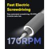 HOTO 25-in-1 ADV Mini Electric Screwdriver, Precision Screwdriver Set with LED & Dual Torque, Professional Repair Tools for Technicians, Engineers & DIY Electronics