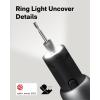 HOTO 4V Cordless Rotary Tool Kit, Powerful Engraving Pen, 25000RPM, 5 Variable Speed, 35 Accessories, LED Light, USB-C Rechargeable, for Sanding, Polishing, Drilling, Carving, Cutting DIY Crafts