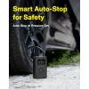 HOTO Air Pump ADV, Tire Inflator Portable Air Compressor with Digital Pressure Gauge 150PSI, Electric Tire Pump with 2*2000 mAh Battery, LED Light & Auto Shut-Off, Fits for Car, Motorcycle, Bike, Ball