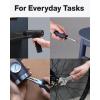 HOTO Cordless Brushless Drill Tool Set, Variable Speed, Hidden Buckle, Unique LED Screen, Intelligent Digital Display, Exquisite & Practical, High-end Drill Kit for Home/Daily Use
