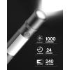 HOTO Emergency Flashlight Rechargeable, Magnetic LED Flashlight High Lumens with Window Glass Breaker Seatbelt Cutter, Zoomable Car Work Flash Light for Car Repair, Camping, Emergency