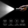 HOTO Flashlight Lite, Zoomable, LED, USB-C Rechargeable, 1000 Lumens, 5 Modes (SOS & Strobe), Tactical & Portable Handheld Flash Light for Camping, Emergencies, Home Use, etc