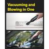 HOTO Handheld Vacuum Cleaner Cordless, Desk Vacuum Cleaner Compressed Electric Air Duster 15000Pa Suction, 4-in-1 Portable Vortex Vacuum Dust Buster Air Blower for Computer, Keyboard