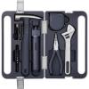 HOTO 18-Piece Tool Kit, Electric Screwdriver w/LED, 3 Torque, 10 Bits, Basic Home Tool Kit – Compact & Portable w/Hidden Buckle, Home Repair Set for DIY Projects/Dorm Repairs/Assembling
