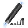 HOTO Handheld Vacuum Cleaner Cordless, Desk Vacuum Cleaner Compressed Electric Air Duster 15000Pa Suction, 4-in-1 Portable Vortex Vacuum Dust Buster Air Blower for Computer, Keyboard