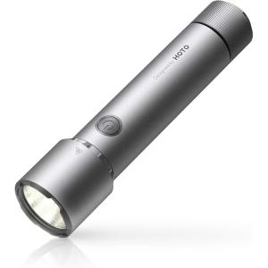 HOTO LED Flashlight High Lumens, Rechargeable Tactical Flashlight Super Bright, IP68 Waterproof Flash Light with Clip, 5 Modes Handheld Flashlights for Emergency, Outdoor, Camping