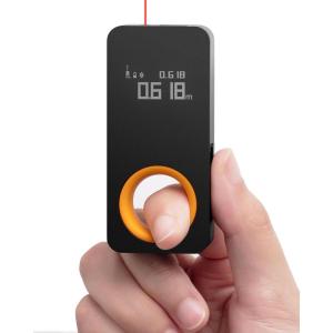 HOTO Laser Measuring Tool, Pocket-Size 98Ft Digital Laser Tape Measure ±2mm Accuracy, USB-C Rechargeable, OLED Display, Ft/M/in Unit Conversion, Real-time Data Sync, Cool Gadgets for Men & Home Use