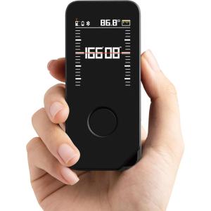 HOTO Laser Measuring Tool Pro – 164 Ft Ultra-Long Laser Distance Measure Tool, Mini Size & Portable, 5 Measuring Modes, High-Precision Real-time Measurement, Unlimited Storage, Cool Gadgets for Men