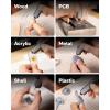HOTO SNAPBLOQ™ D-A03 Electric Mini Drill Pen, Ultimate Cordless Portable Tool for Artists & DIYers, 3-Speed USB-C Rechargeable, Engraving Pen for Jewelry Making, PCB, Wood, Plastic, DIY Crafts