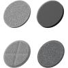 HOTO 4 Pcs Replacement Pads, Compatible with HOTO Flexi™ Cordless Electric Spin Scrubber